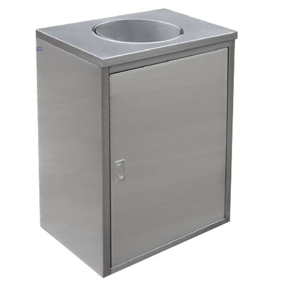 스테인리스 사각 뱅뱅이 쓰레기통 106L 대형(WC356A2)
