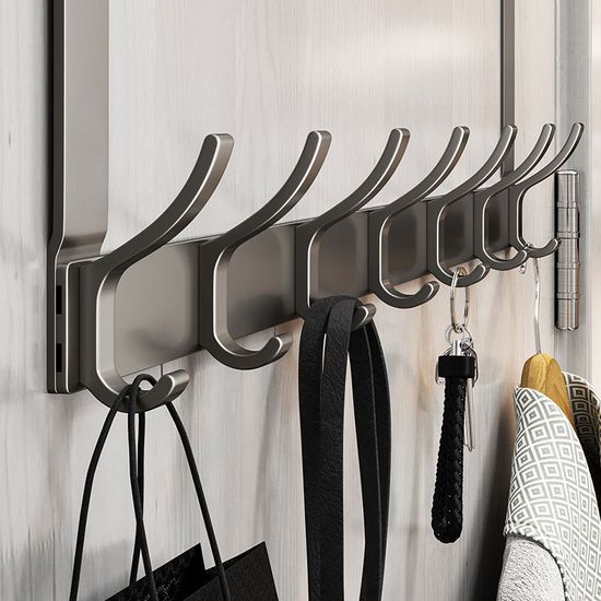 알루미늄 도어훅 옷걸이 행거 바지 가방 논슬립 걸이