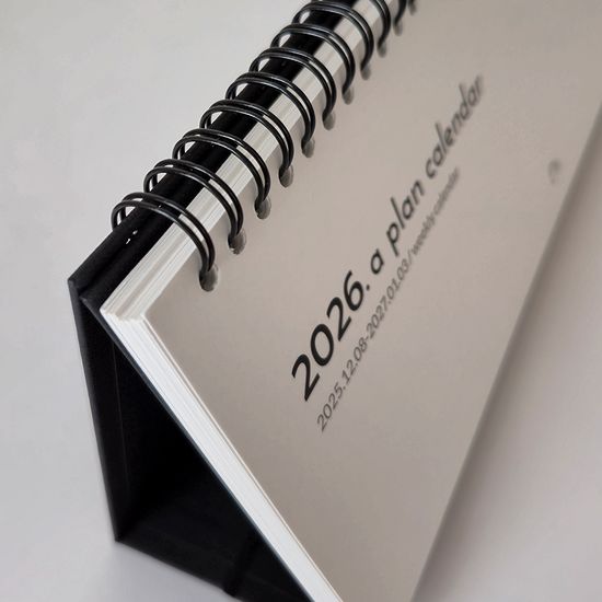2026모뉴 주력 달력 일주일 긴달력 위클리 플래너 