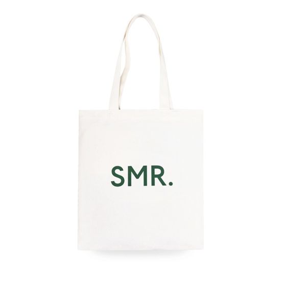 SMR point eco bag_white