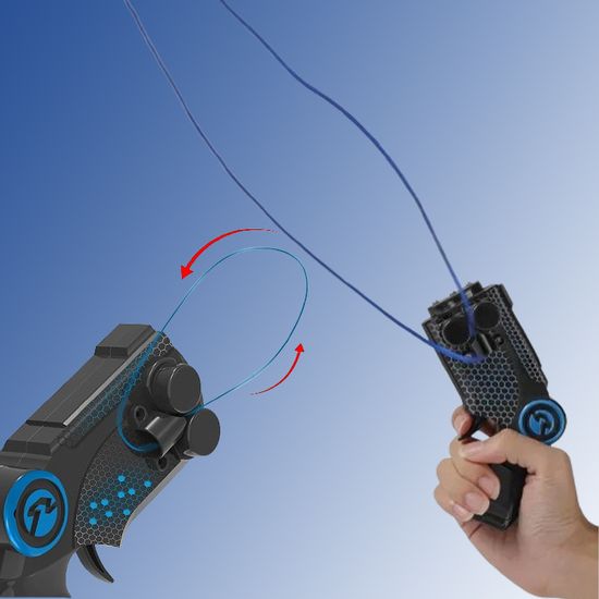 신기한 충전 LED 로프 발사기 당근총 올가미 피젯토이