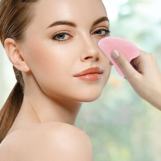 괄사 마사지 얼굴 바디 세라믹 하트 마사지기 F148