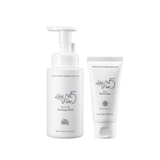 라이크아임파이브 포밍워시+선스크린