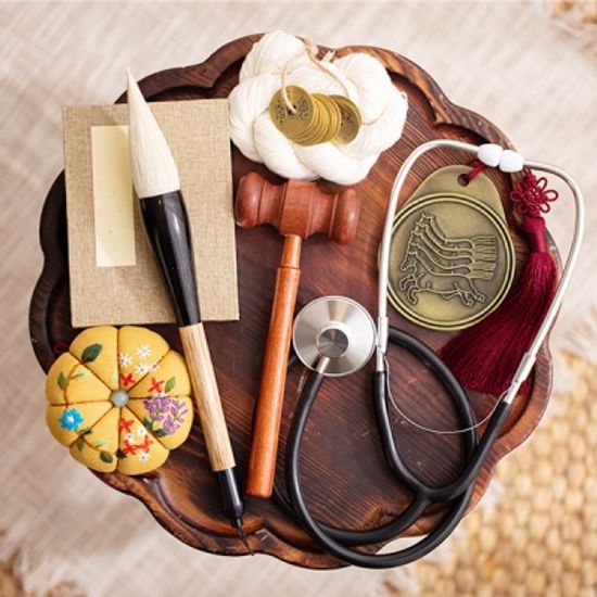 전통 바늘 꽂이(칼라믹스)