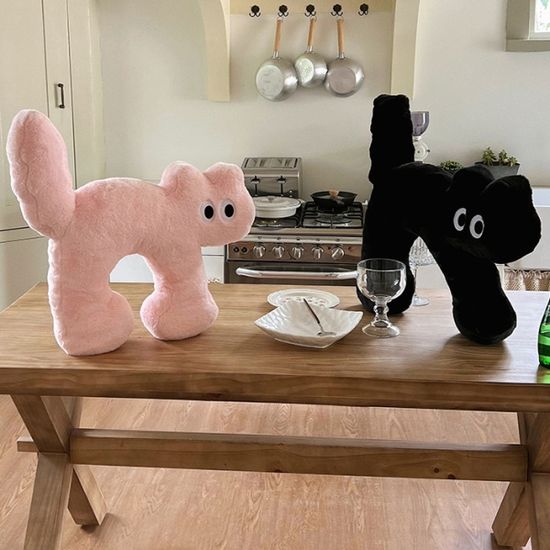 귀여운 고양이 인형 목베개 목쿠션