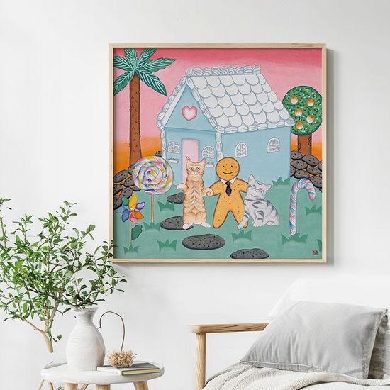 네가 사는 제주_과자집, 루씨쏜 작가 그림