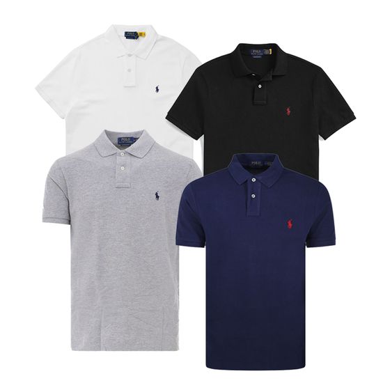 폴로 랄프로렌 PK 로고슬림핏 폴로반팔티셔츠