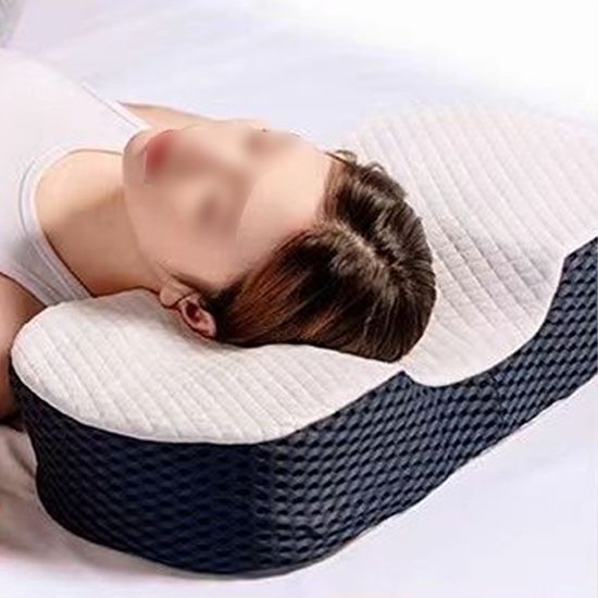 편한 수면 거북목 일자목 메모리폼 기능성 경추 베개