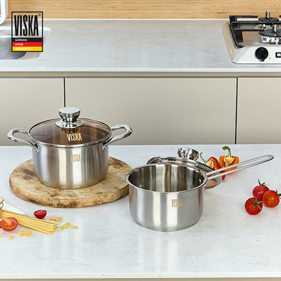 비스카 마이키친 펜들 스텐 냄비 2종세트 VK-SS200P