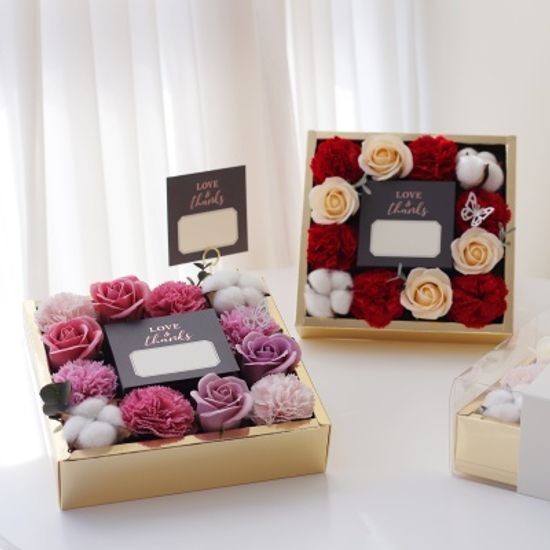 러브앤땡스 반전 돈티슈 카네이션 용돈박스