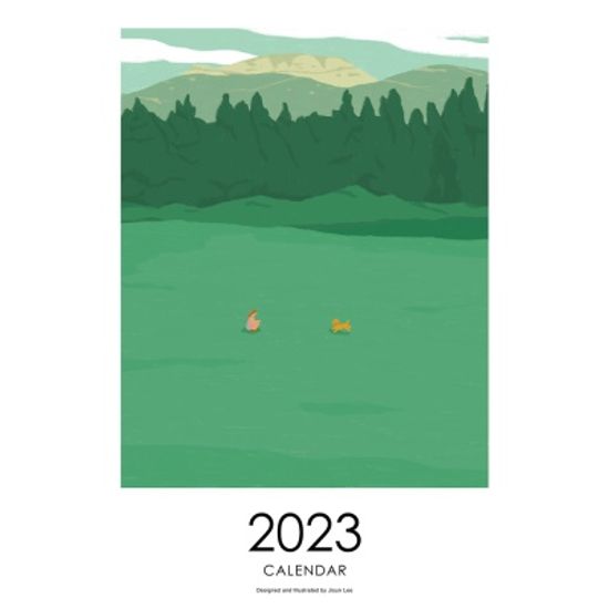 2023년 감성 벽걸이 일러스트 캘린더 새해 강아지 