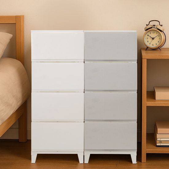 보노 심플리 340  플라스틱 서랍장 4단 일반형