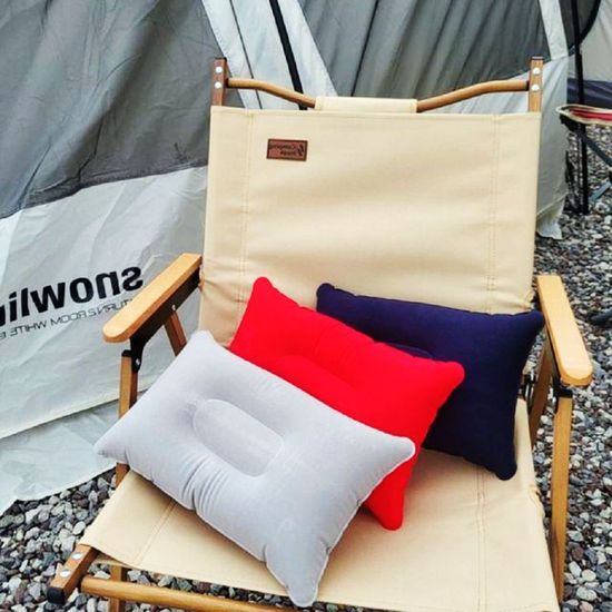 [와인앤쿡]휴대용 에어 베개(그레이) 1개