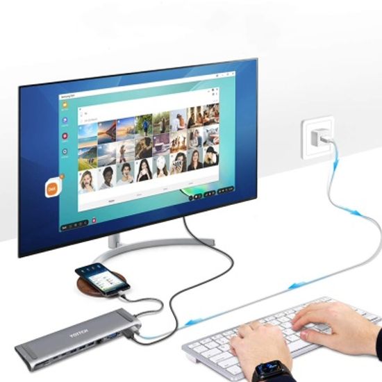 바이링크 썬더볼트3 USB C타입 노트북 12 in 1 멀티 