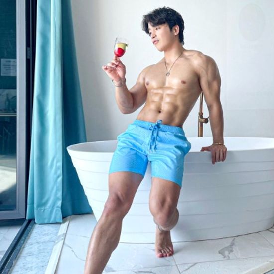 온도에따라 색이 변하는 남자 수영복 바지 비치웨어