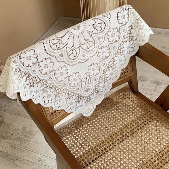 플라워 레이스 식탁보(80cm)