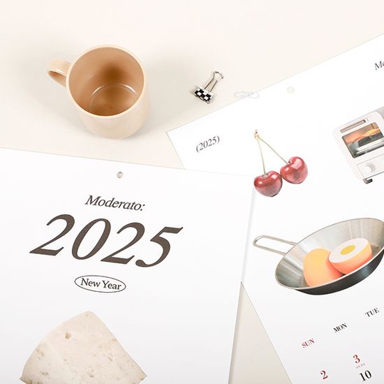 2025 모데라토 벽걸이 캘린더