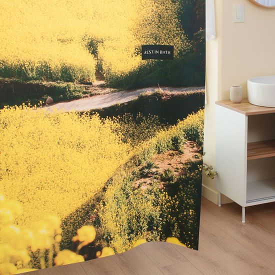 필드너리 국내 제작 욕실 방수 패브릭 샤워 커튼