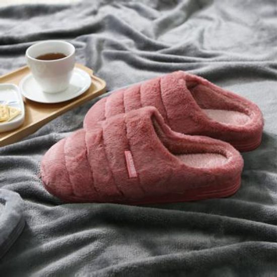 극세사 보온 쿠션 슬리퍼 (6color)