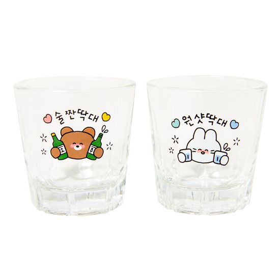 아트박스 술잔딱대 소주잔세트 2입
