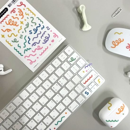 지유 쪼글스티커