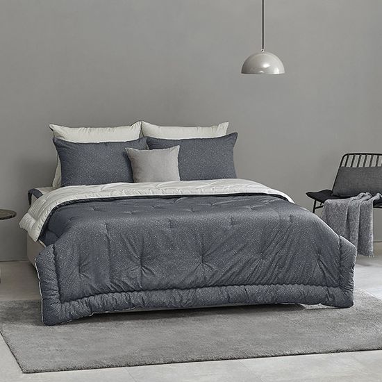 [알레르망] 에녹스 차렵이불 Q 3종세트 다크그레이