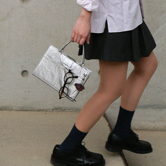 북 메이트 북 커버백_실버 L (민음사 세계문학전집)