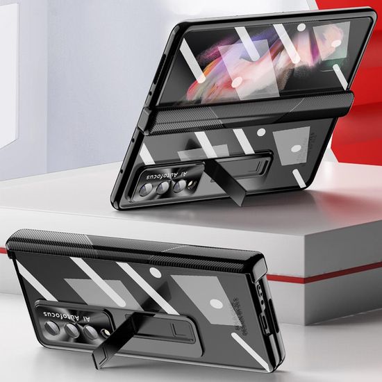 갤럭시Z폴드 7 6 5 펜 수납 자석 힌지 거치대 케이스