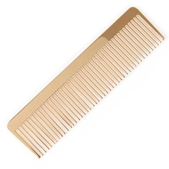 골드 메탈 머리 빗