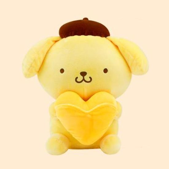 [정품]산리오 폼폼푸린 하트 인형