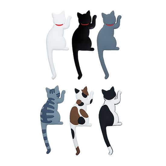 큐티 고양이 냉장고 현관 열쇠 걸이 마그넷 자석 후크