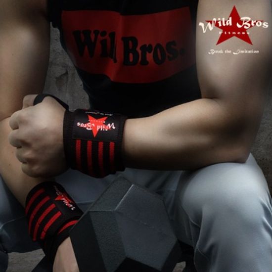 와일드브로스 헬스 손목 보호대 스트랩 1쌍
