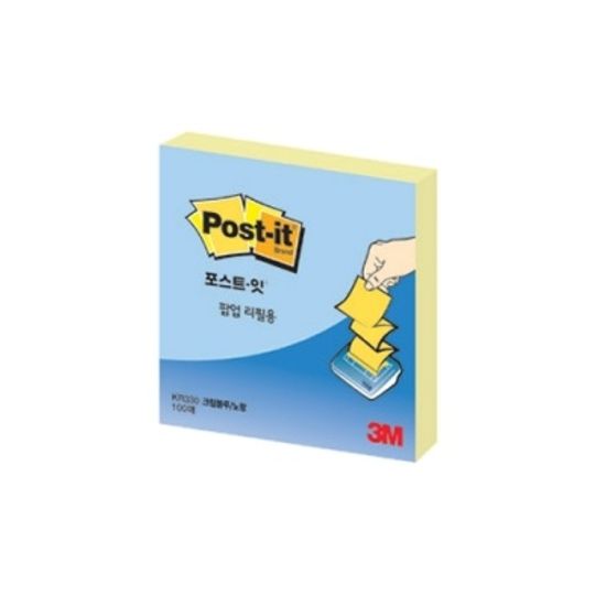 [3M] 포스트잇 팝업리필KR-330 크림블루/노랑 [개/1] 329655