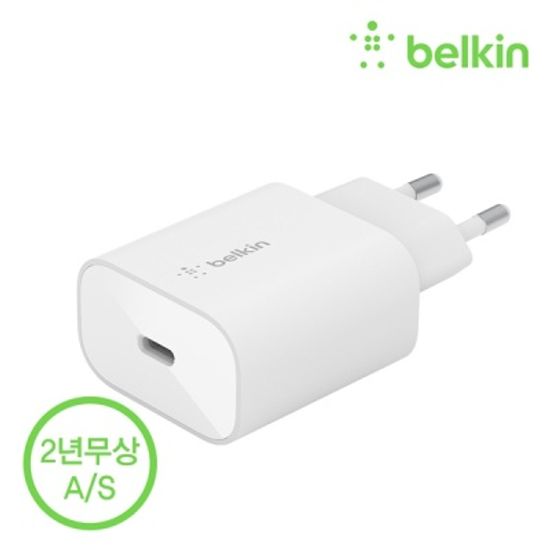 벨킨 25W USB-C PD 3.0 PPS 가정용 충전기 WCA004