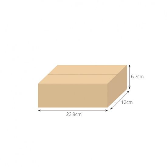 BOX-ZONE 택배박스 1호 120매(238x120x67mm) (B골)