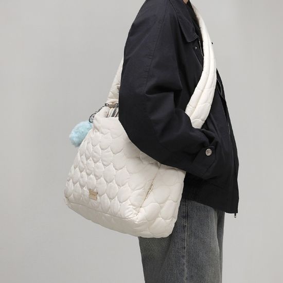 Bubble cross bag_ivory