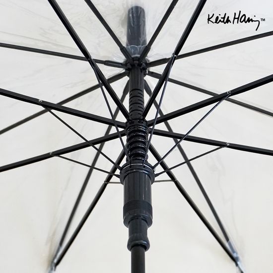 1+1 키스해링 납작살대 퍼피 투명우산