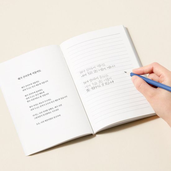 글입다 김소월 진달래꽃 필사노트 B6