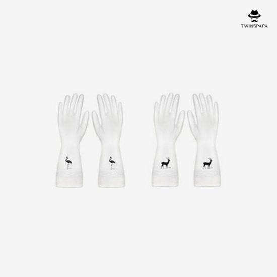 다용도 만능 니트릴 고무장갑(P0000TWT) 화이트 3세트