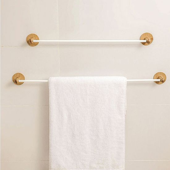 욕실 화장실 우드 수건걸이 55cm