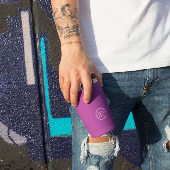 Cool Bottles 텀블러 비비드바이올렛 (550ml)