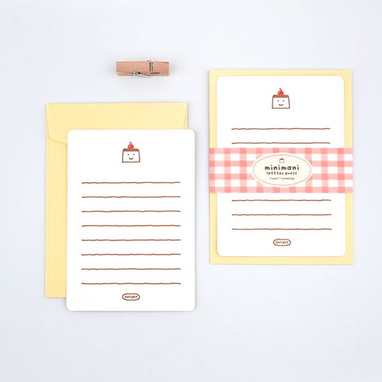[대시앤도트] 미니마니 레터 프레스 메세지 카드