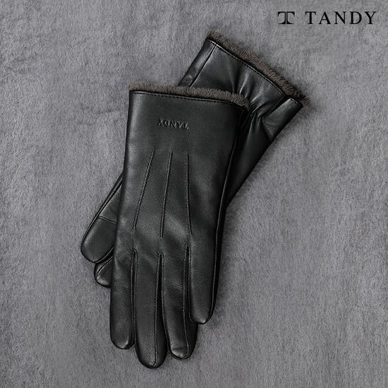 탠디 블랙모던 여성용 가죽장갑