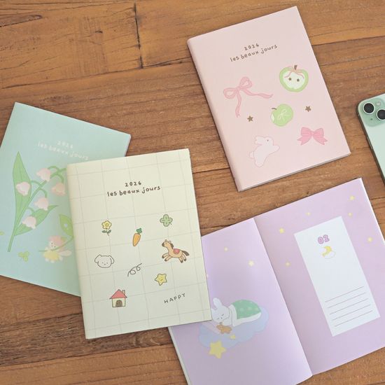 오첵 2026 날짜형 주간 레보쥬르 다이어리