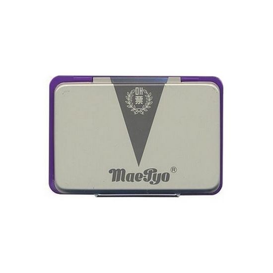 매표 수성 스탬프패드 청색 도장잉크 118X78X15