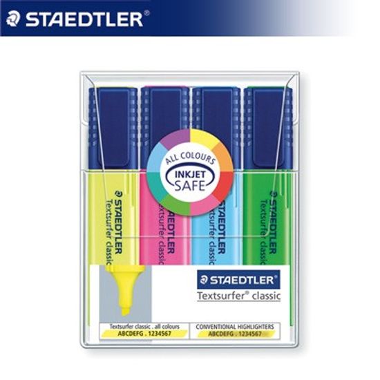 스테들러 텍스트서퍼 형광펜 4색 364-WP4 [00032180]