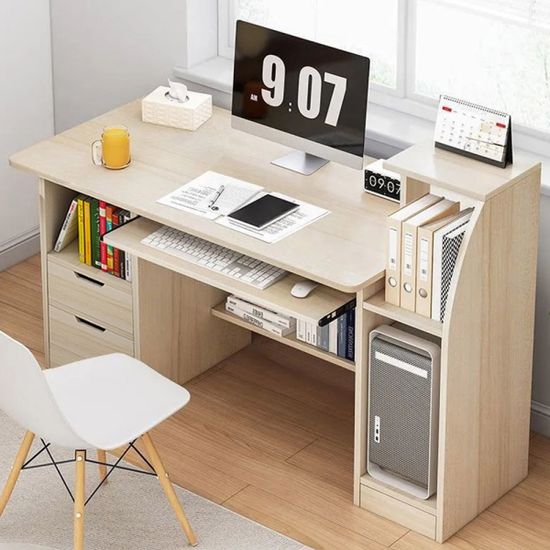 키보드 수납 인테리어 컴퓨터 책상 다용도수납 (2colo