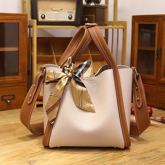 DIY 손바느질 가죽가방 키트(버킷백) (베이지)