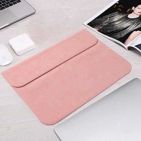 맥씬 노트북 가죽 슬리브 파우치 케이스 13.3형 핑크