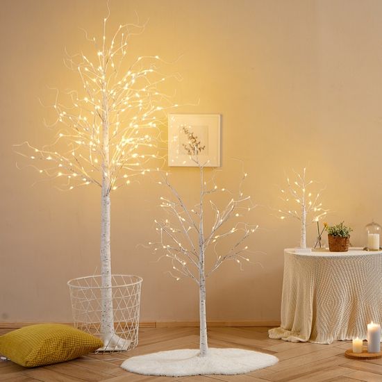 크리스마스트리 자작나무 LED 감성트리 60cm~210cm